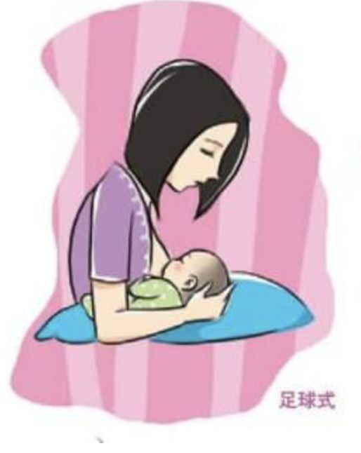 4,侧卧抱式侧卧抱式对妈妈来说是比较轻松的,尤其适合刚经历过剖腹产