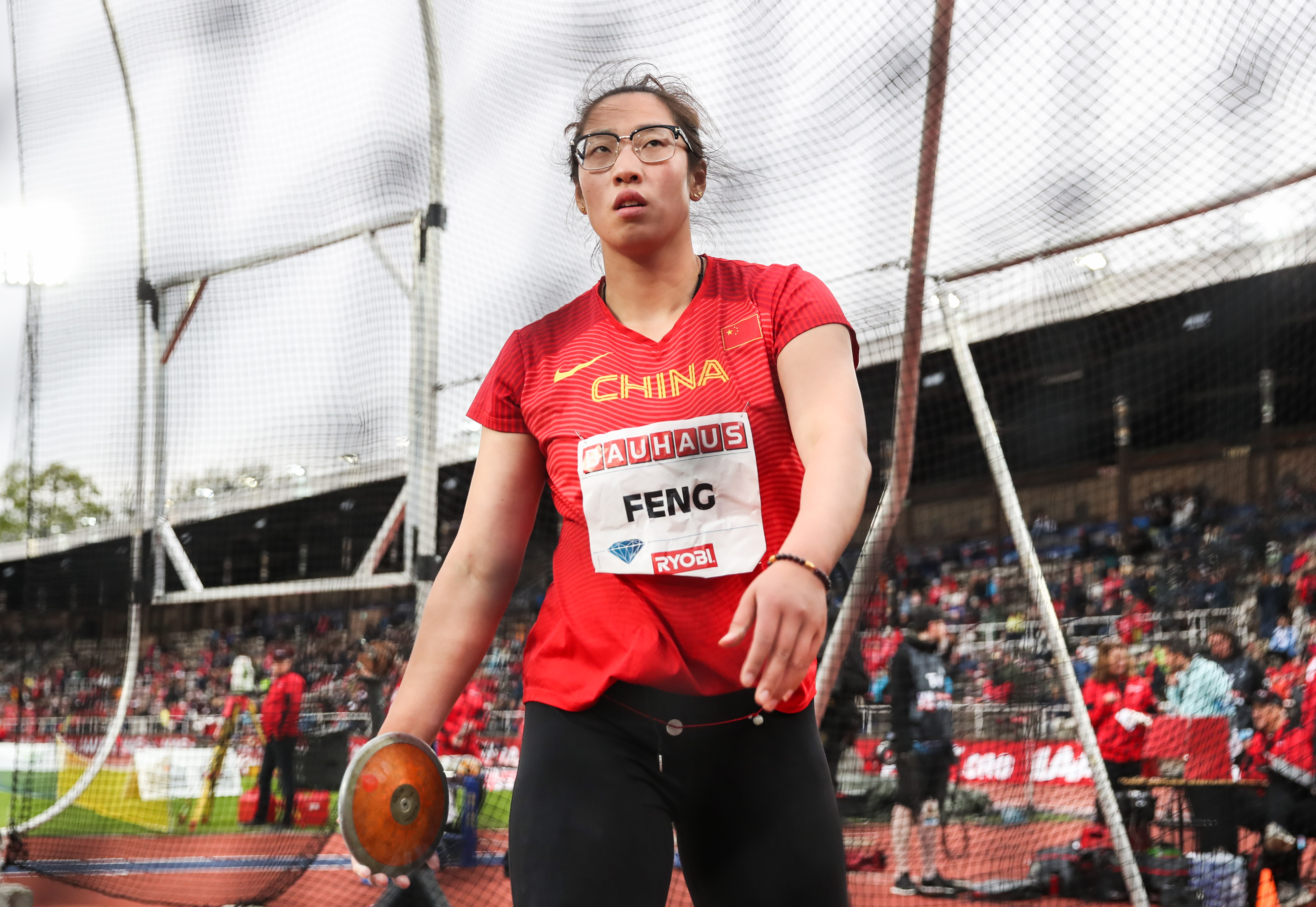 田径——国际田联钻石联赛斯德哥尔摩站:女子铁饼赛况