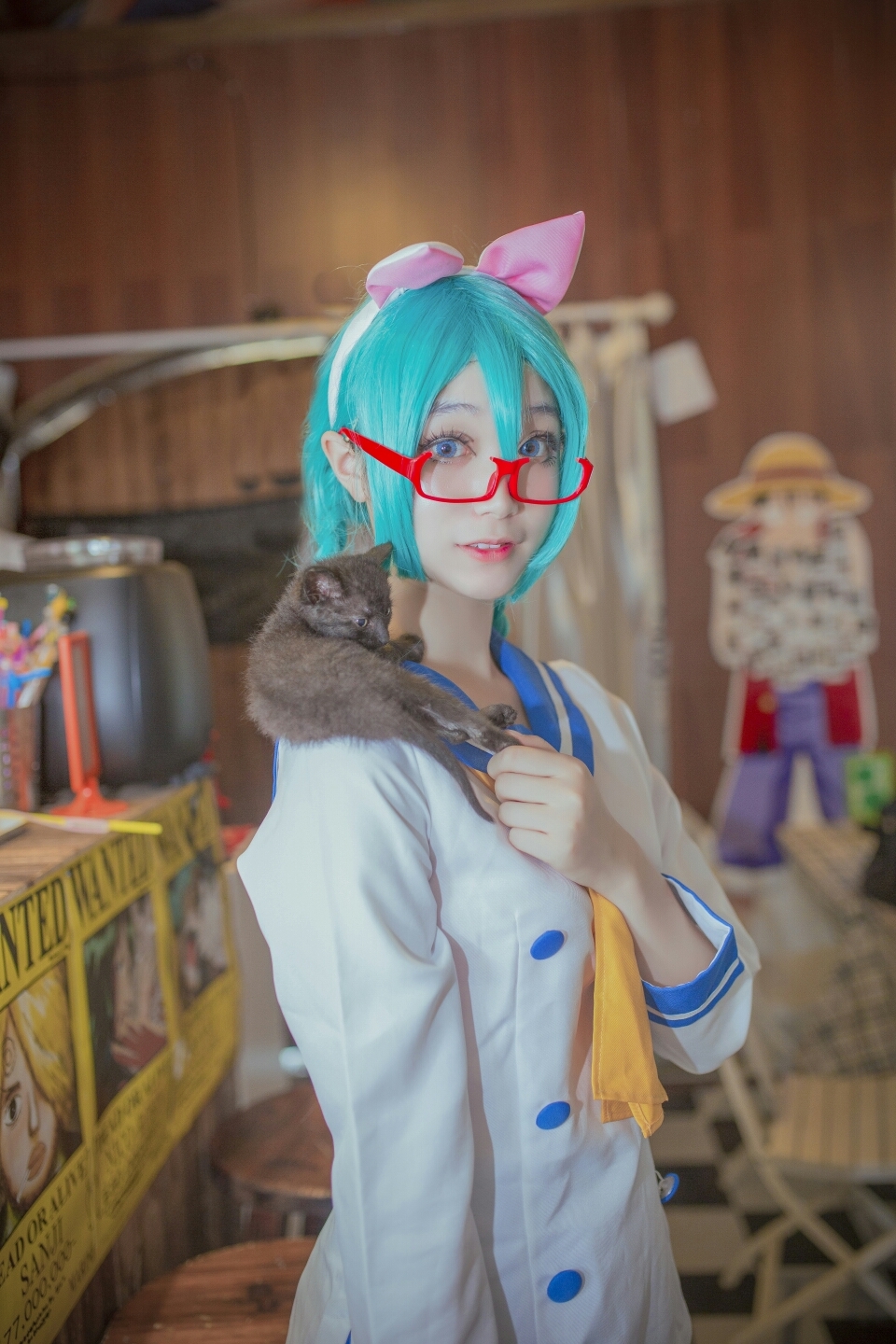 cos猫咪水手服miku
