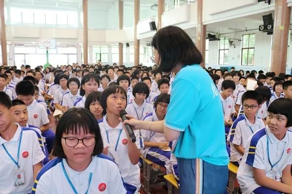 活动回顾大沥家综我来了青春沥雄社区青春有型计划走进许海中学