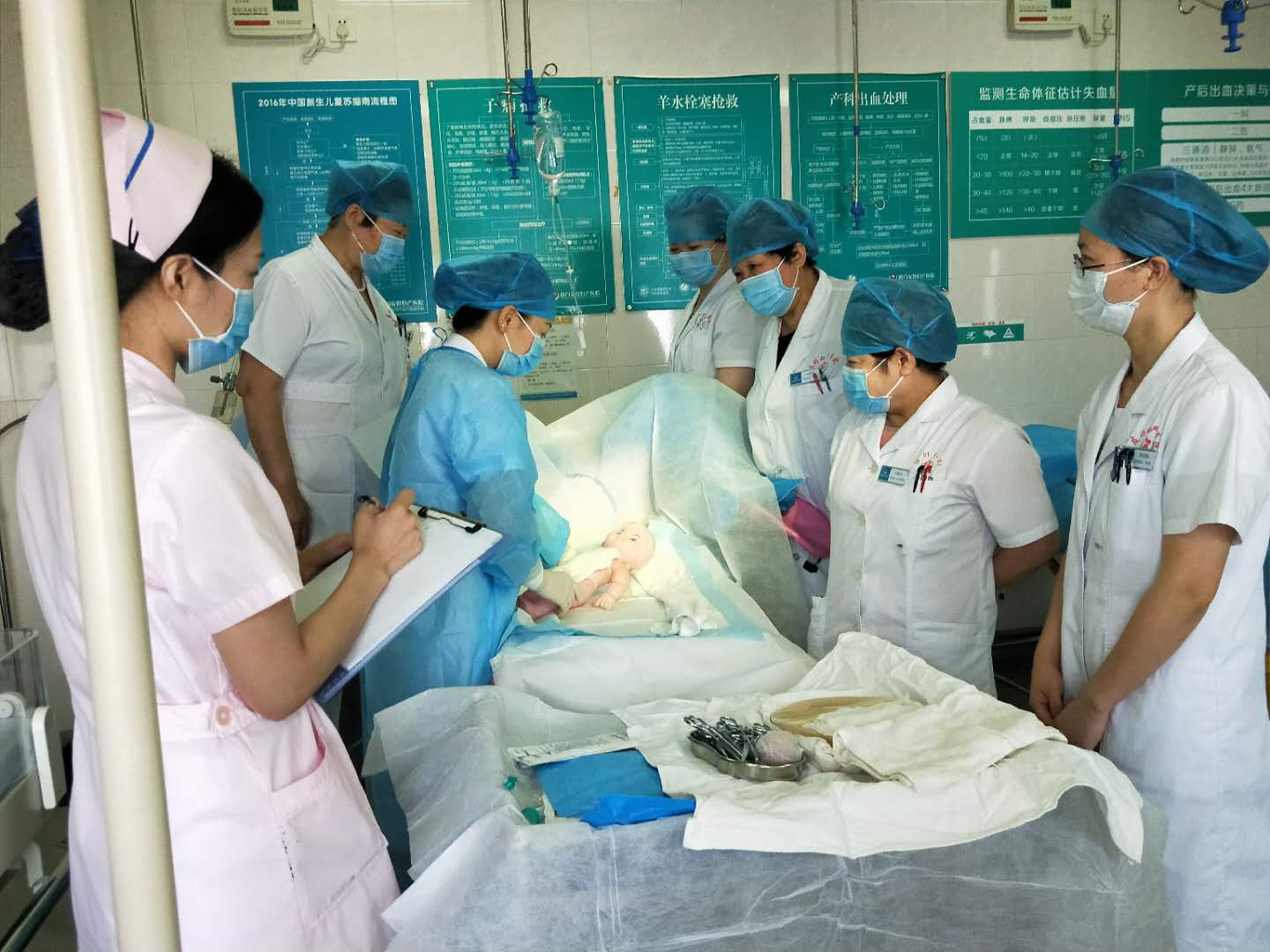 产后出血患者抢救演练