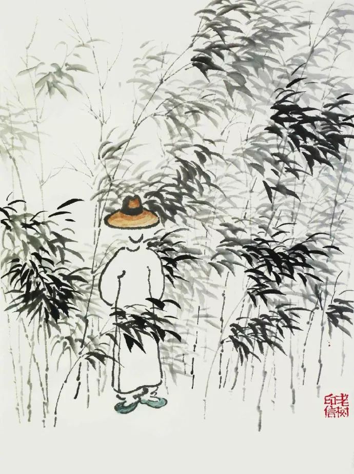 每日一画刘树勇他是中国过得最明白的人看过他的画与诗会恍然大悟