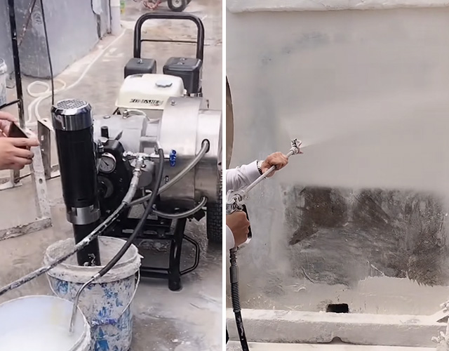 喷腻子粉机器的喷涂效果怎么样