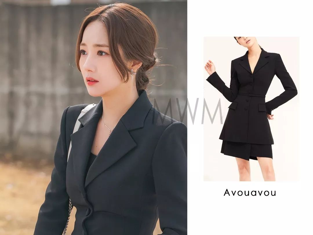 没想到一个小姑娘还有两幅面孔 | 《她的私生活》朴敏英造型解析_西装