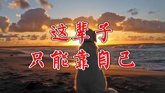 人这一辈子只有自己靠得住经典