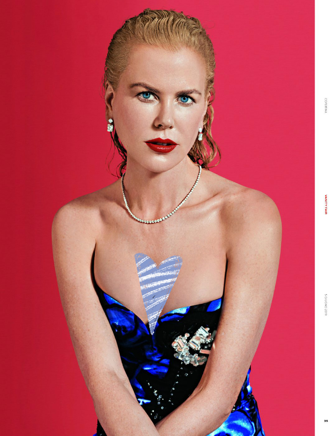 吸血鬼美人妮可基德曼太美一身西装优雅大气一点不像52