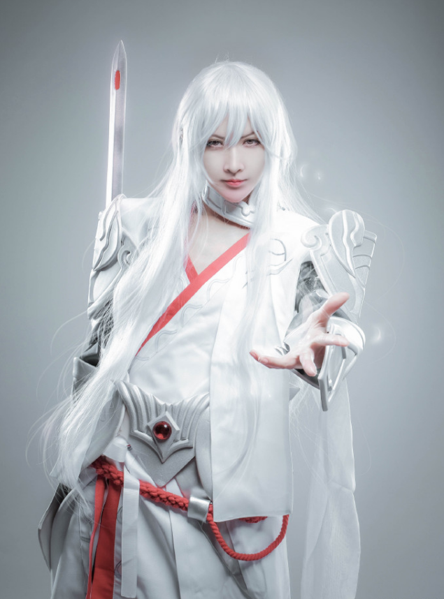 王者荣耀李白cos,输了游戏的玩家看后:要是能重来,我要选李白