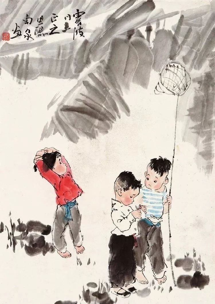 国画里的儿童,太可爱了!六一祝"老玩童"们节日快乐!_杨万里