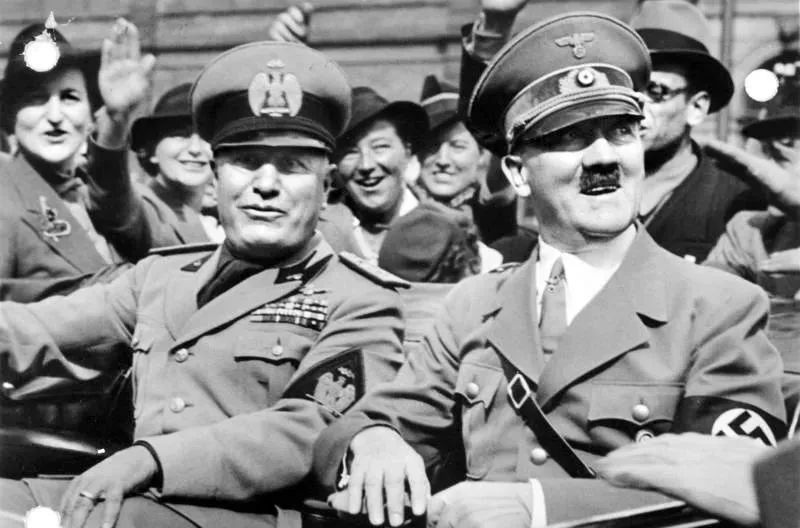 墨索里尼与希特勒