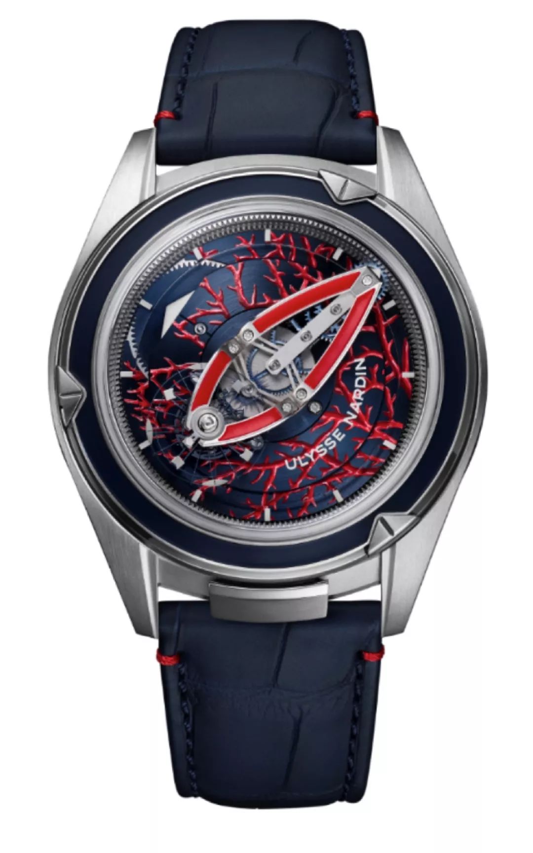 全球仅此一枚除了freak标志性的巨大卡罗素分针和无表冠设计以外清澈