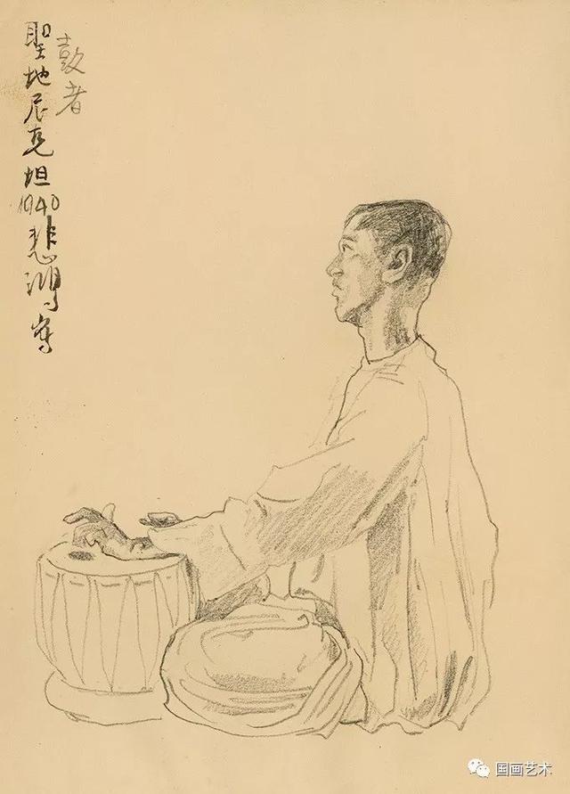 大师是这样炼成的徐悲鸿素描速写底稿分享