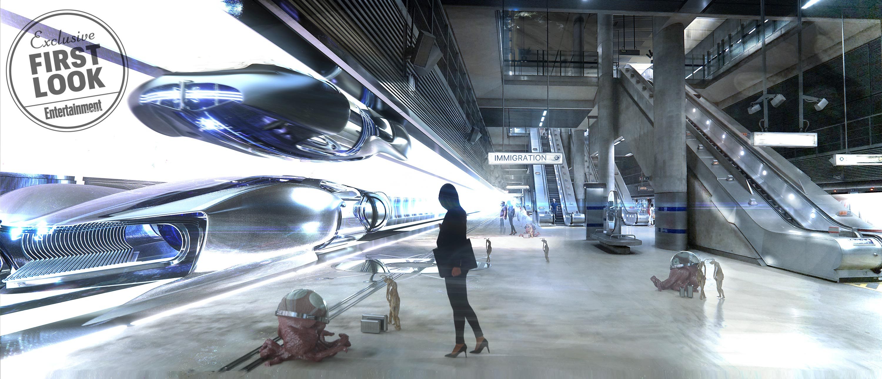 除了超能跑车,《黑衣人:全球追缉》中还有另一种"黑科技"交通工具