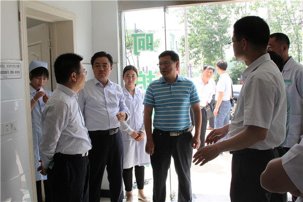 淮安市卫健委主任孙邦贵,党委书记张其虎,盱眙县卫健委主任葛云,鲍集