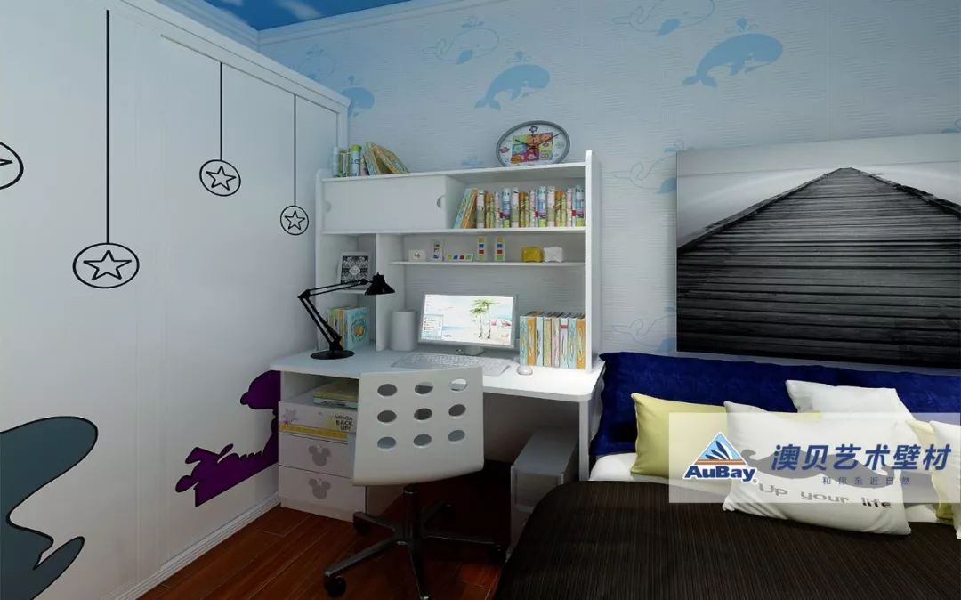 澳贝艺术壁材,与你"童"行!