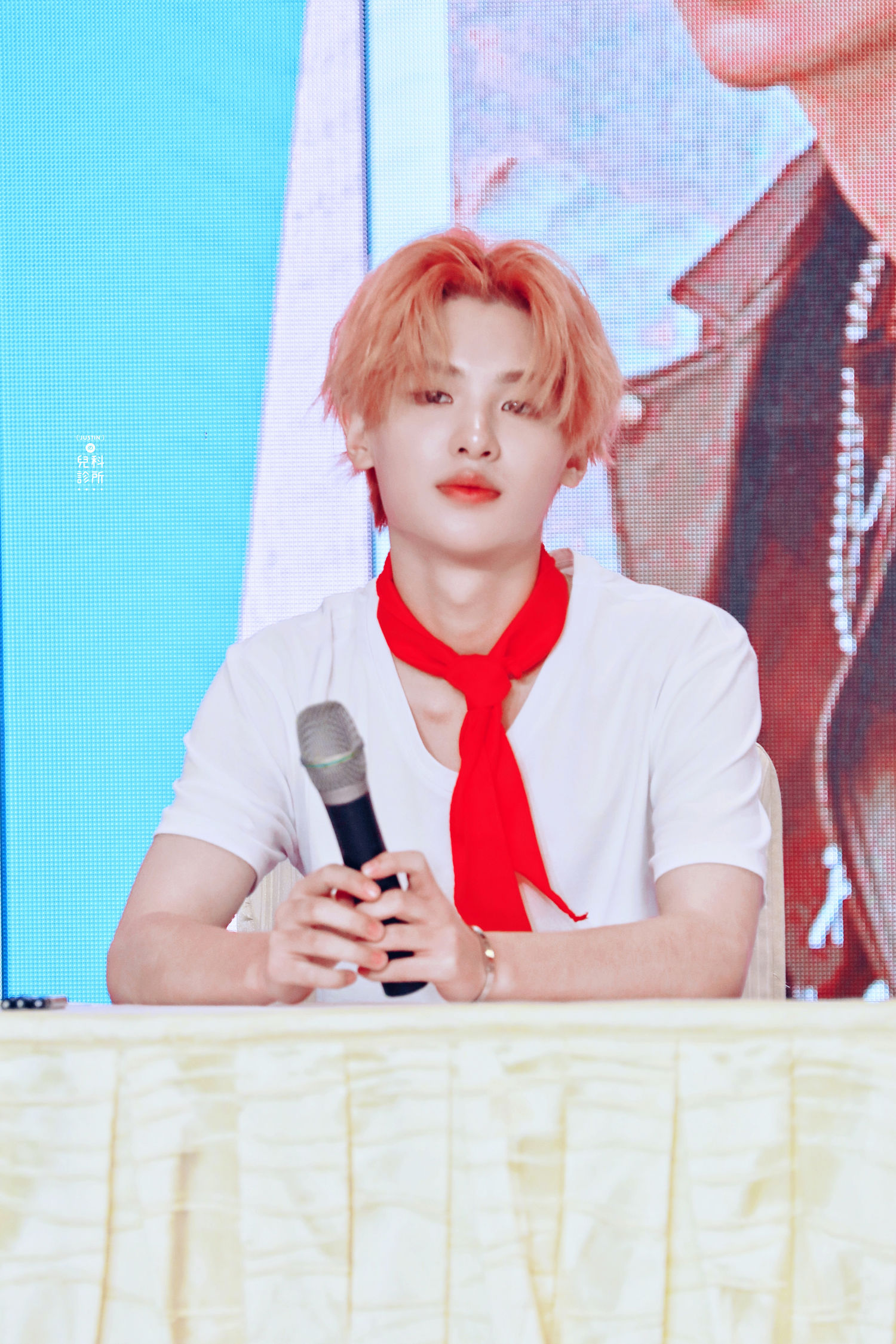 饭拍乐华七子澳门签售会现场图粉嫩系可爱justin超迷人