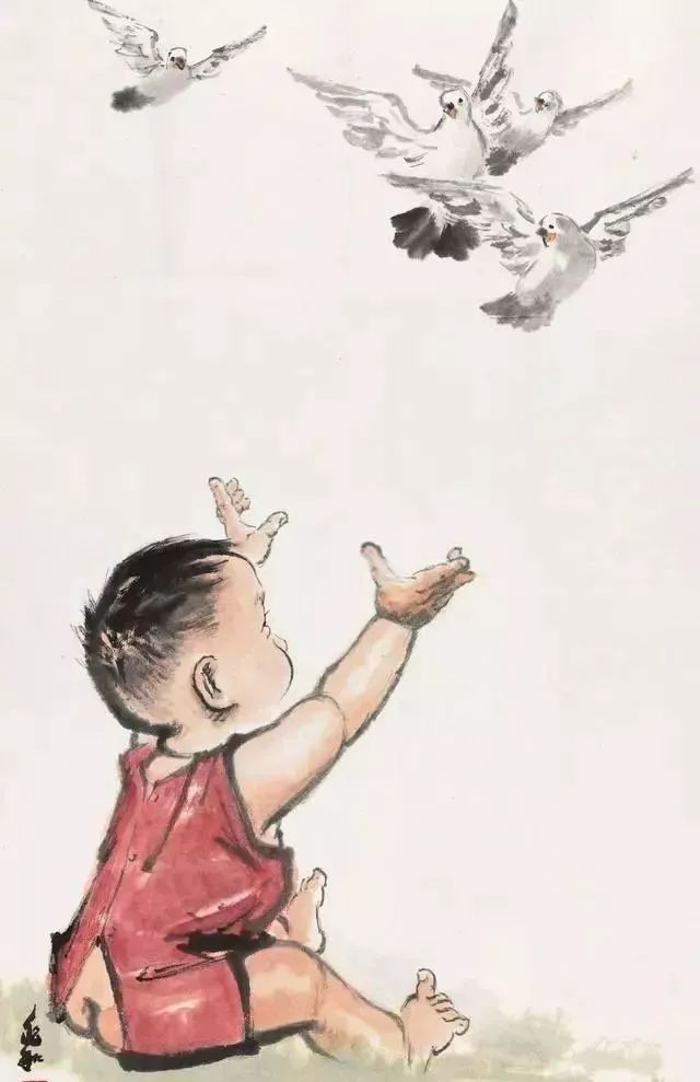 国画里的童年真可爱祝老顽童们儿童节快乐