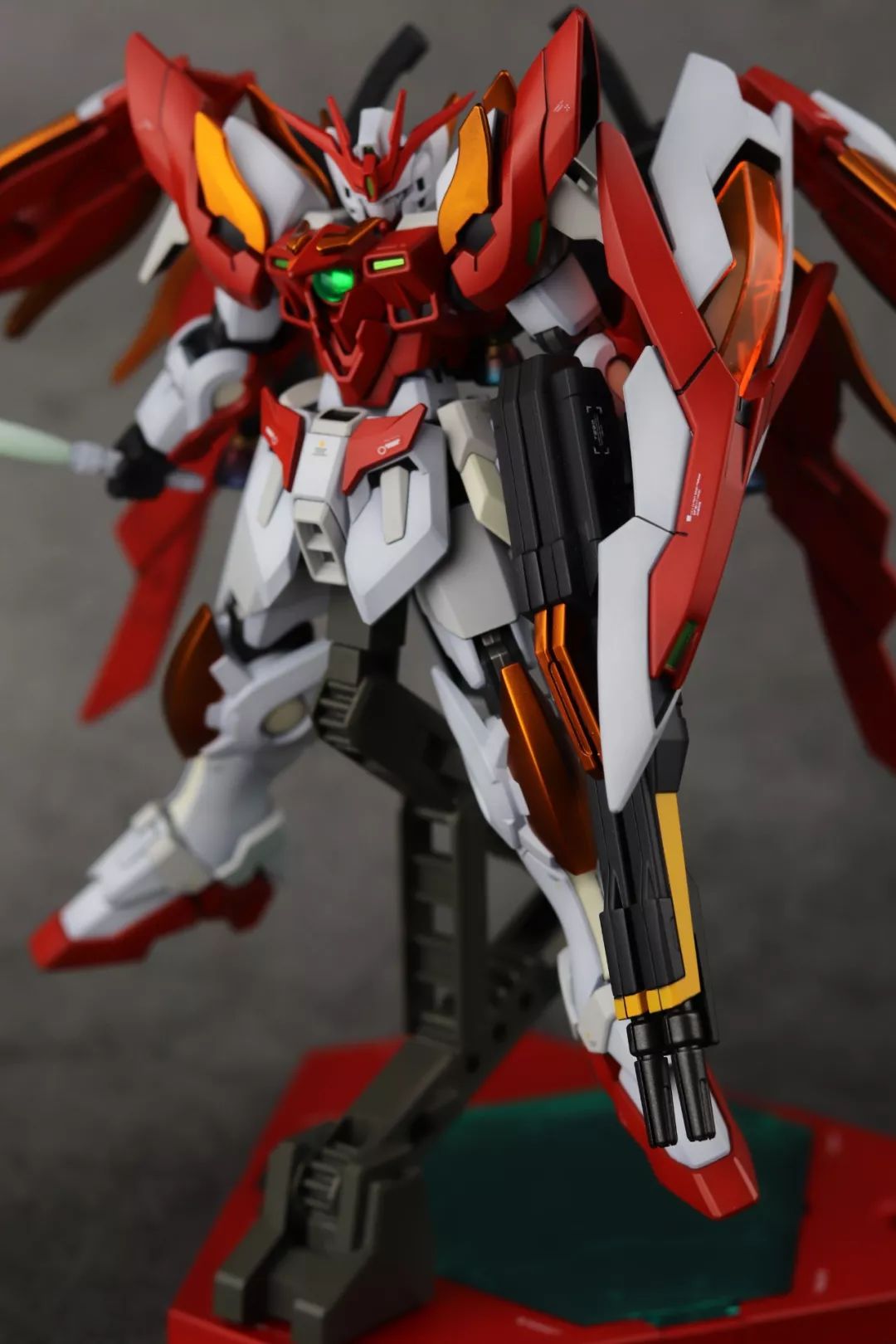 火红配色以炎为名零式飞翼炎涂装制作