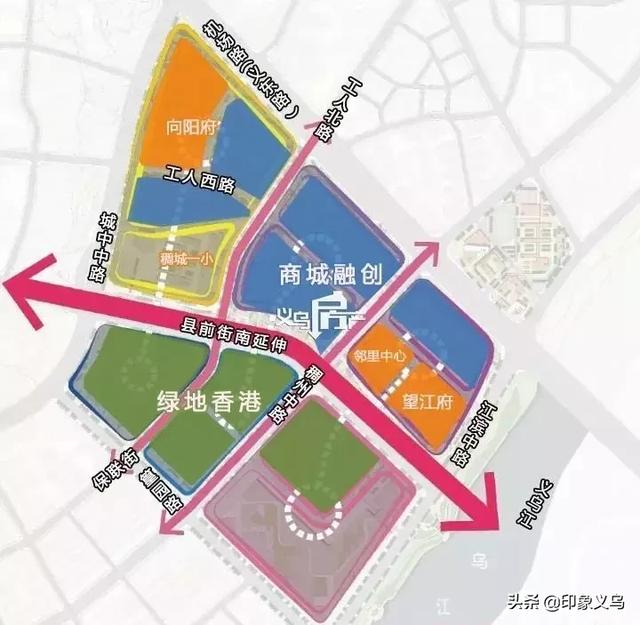朝阳门商业住宅,壹号院,邻里中心,望江府,江滨绿廊等功能板块,增强