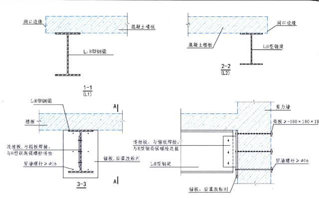 結構施工注意樓板開洞後要做好加固