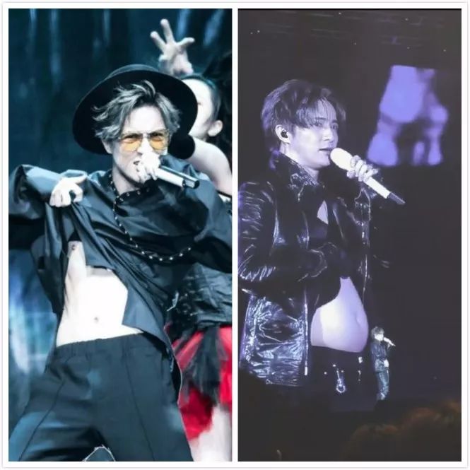 还有近日演唱会撕开上衣的薛之谦,被人吐槽腰部有赘肉,油腻……小李子