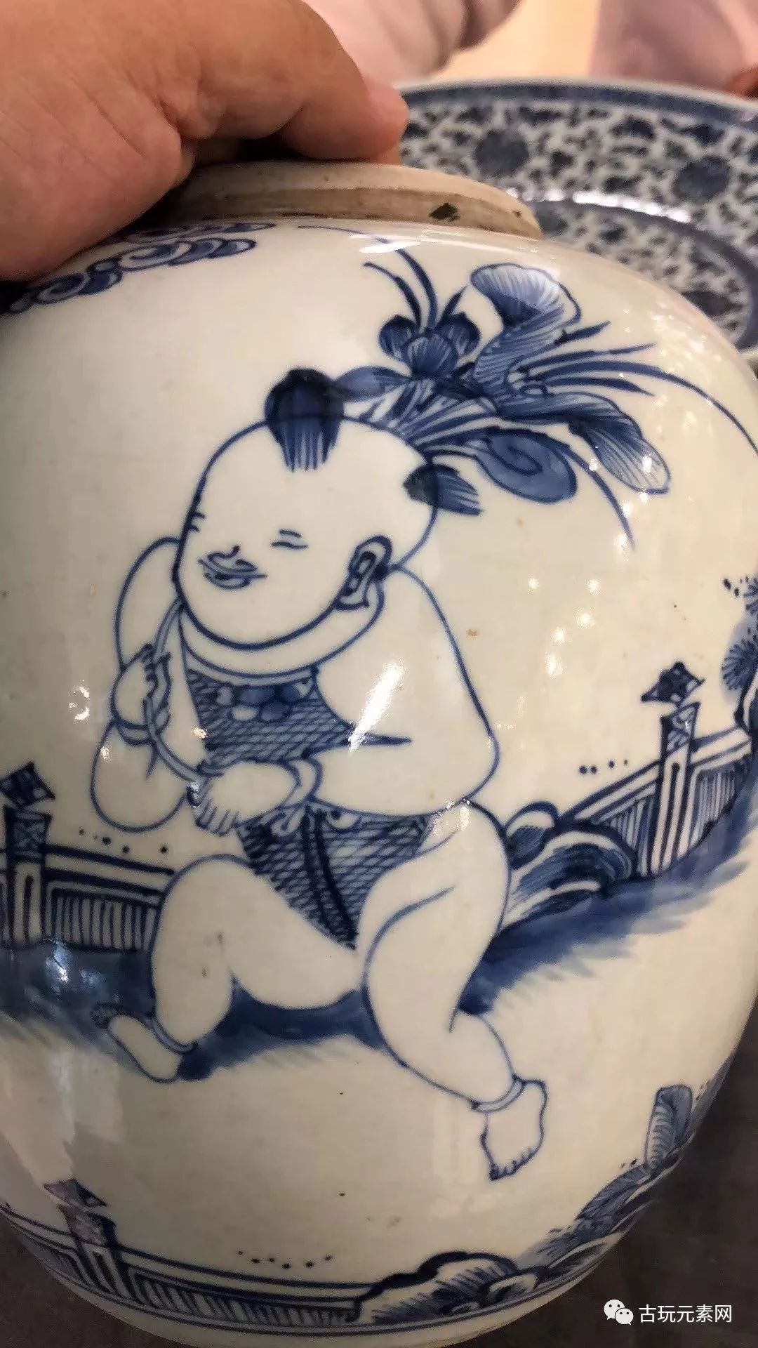 古代的儿童节瓷器婴戏图里的熊孩子