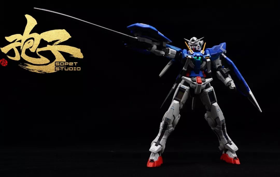 rg能天使小改涂装就是这清新的感觉