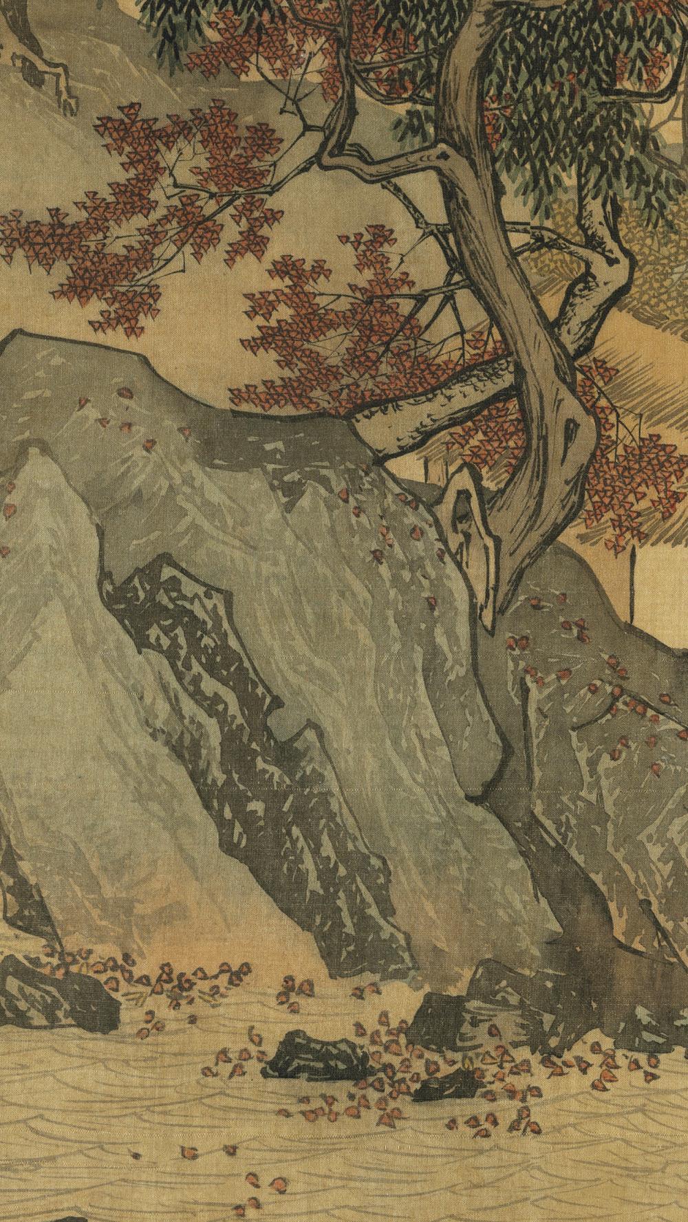 风流才子唐伯虎溪山渔隐图欣赏