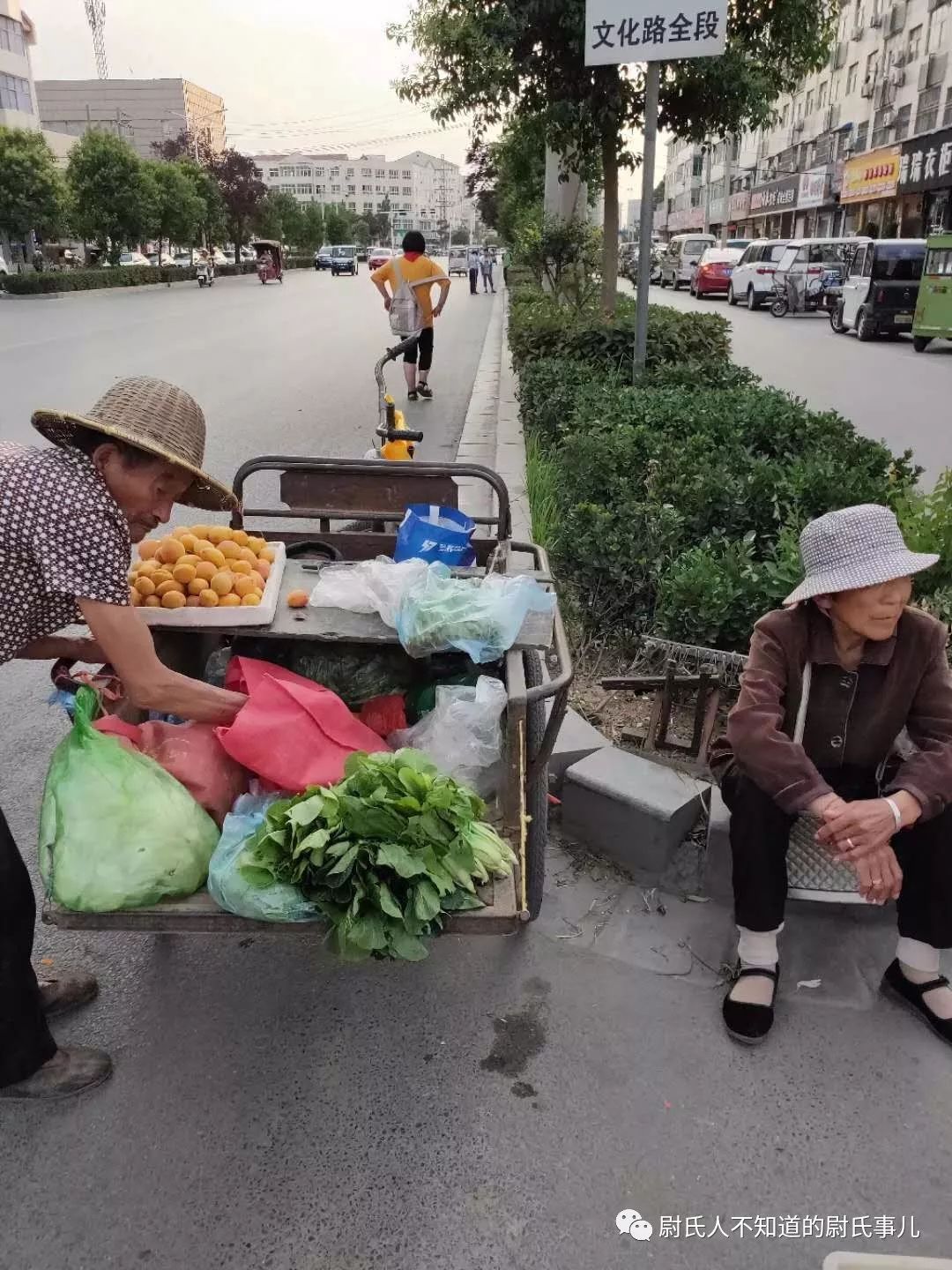 看看尉氏文化路上的買菜老人你所有的矯情和懶惰都會掉在地上碎成渣