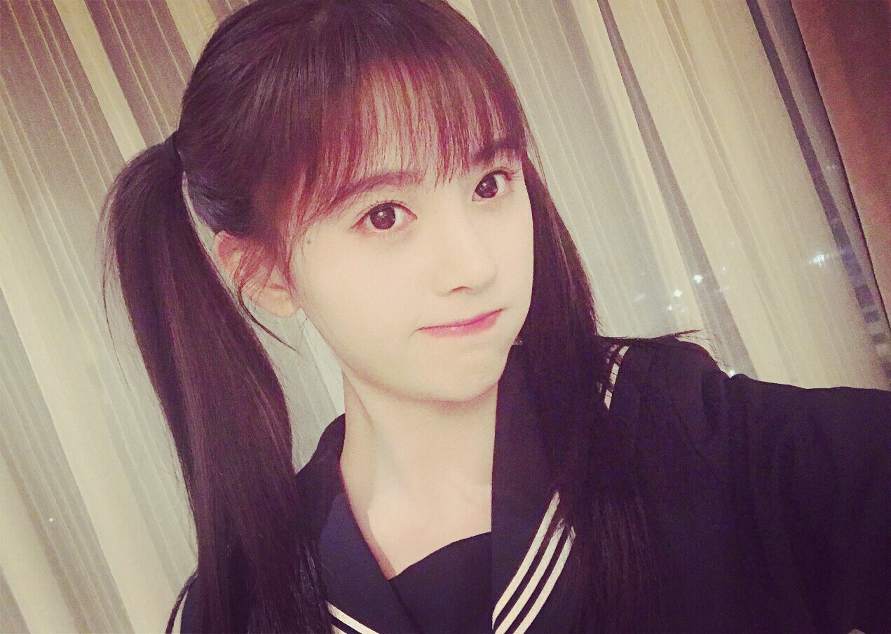 六一发生了什么鞠婧祎儿童装双马尾