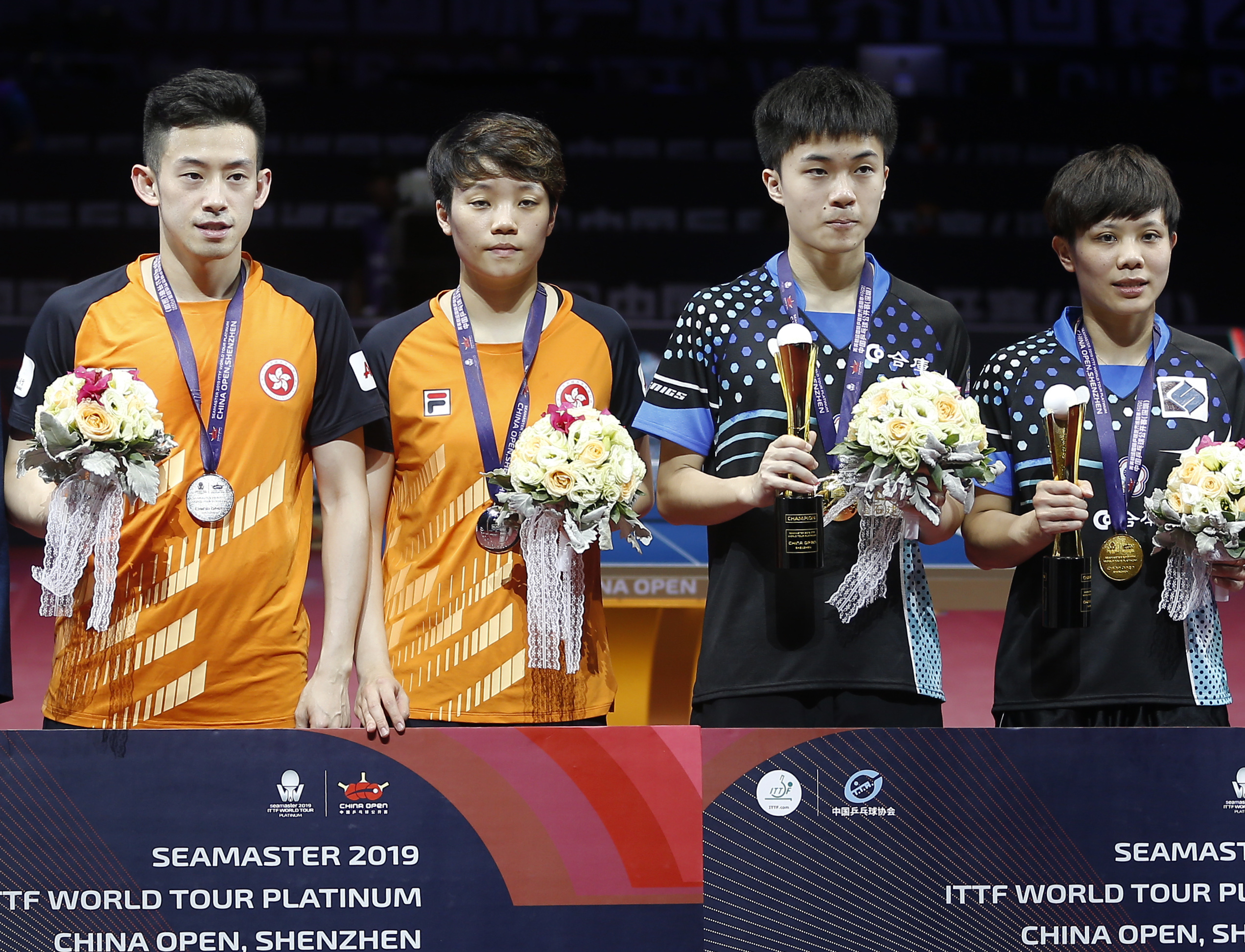 乒乓球——中国公开赛:中国台北组合混双夺冠