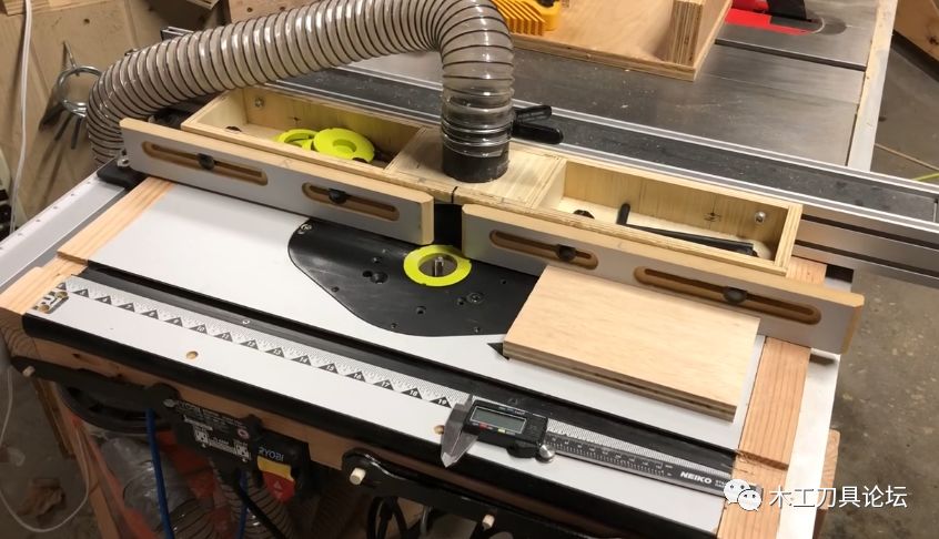 电木铣倒装工作台开槽试用