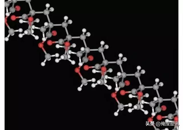下图2是pmma的分子结构3d模型,其中灰色小球代表碳原子,白色小球代表