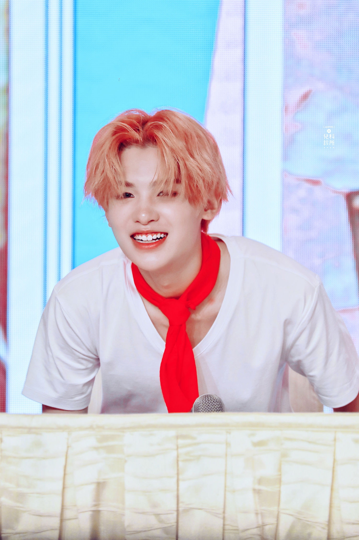 饭拍乐华七子澳门签售会现场图粉嫩系可爱justin超迷人