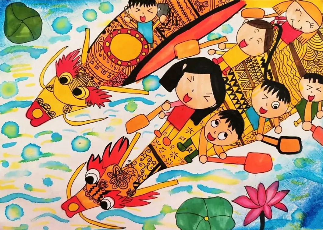 端午龙舞大江敲锣鼓赛龙舟体验一家人为目标竭尽所能的欢乐与成就感