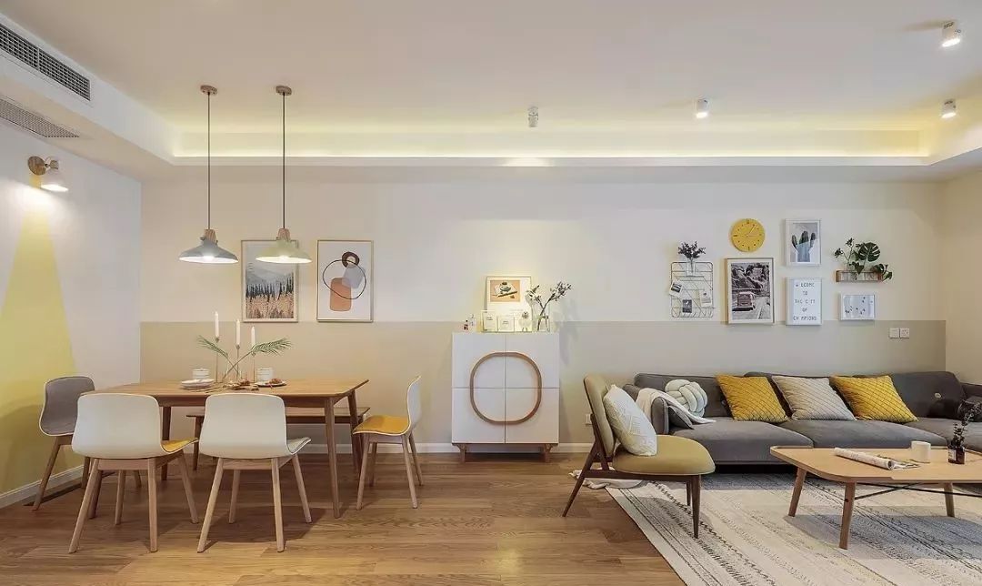 100㎡北欧风格装修暖色调让整体颜值提升好几倍