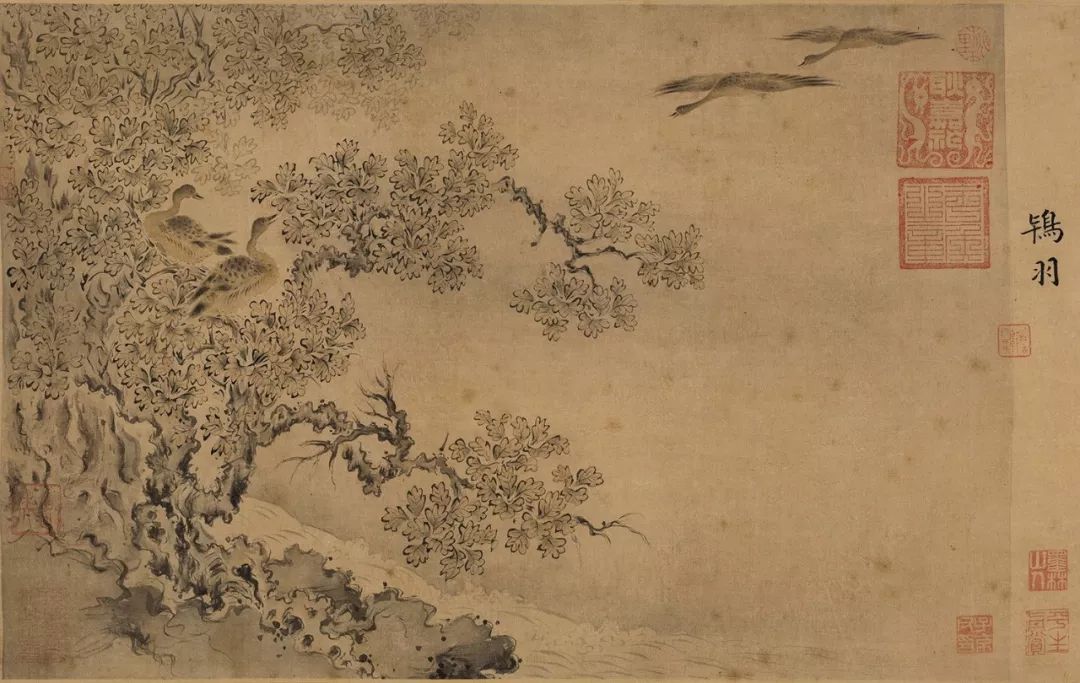 赏画马和之唐风图卷