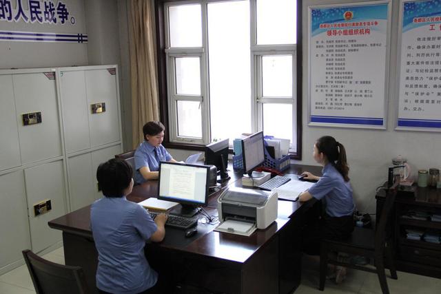 今日我当班尧都区检察院记在扫黑除恶办公室的一天