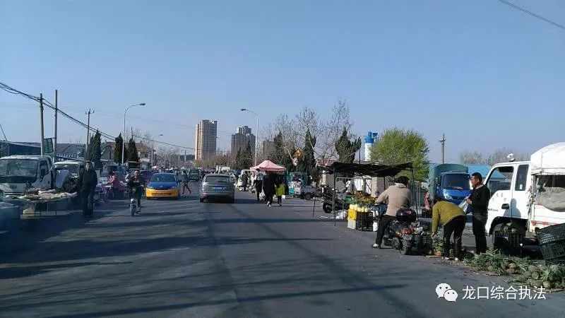 龙口又一马路市场整体搬迁,这条路终于通畅了_东江街道