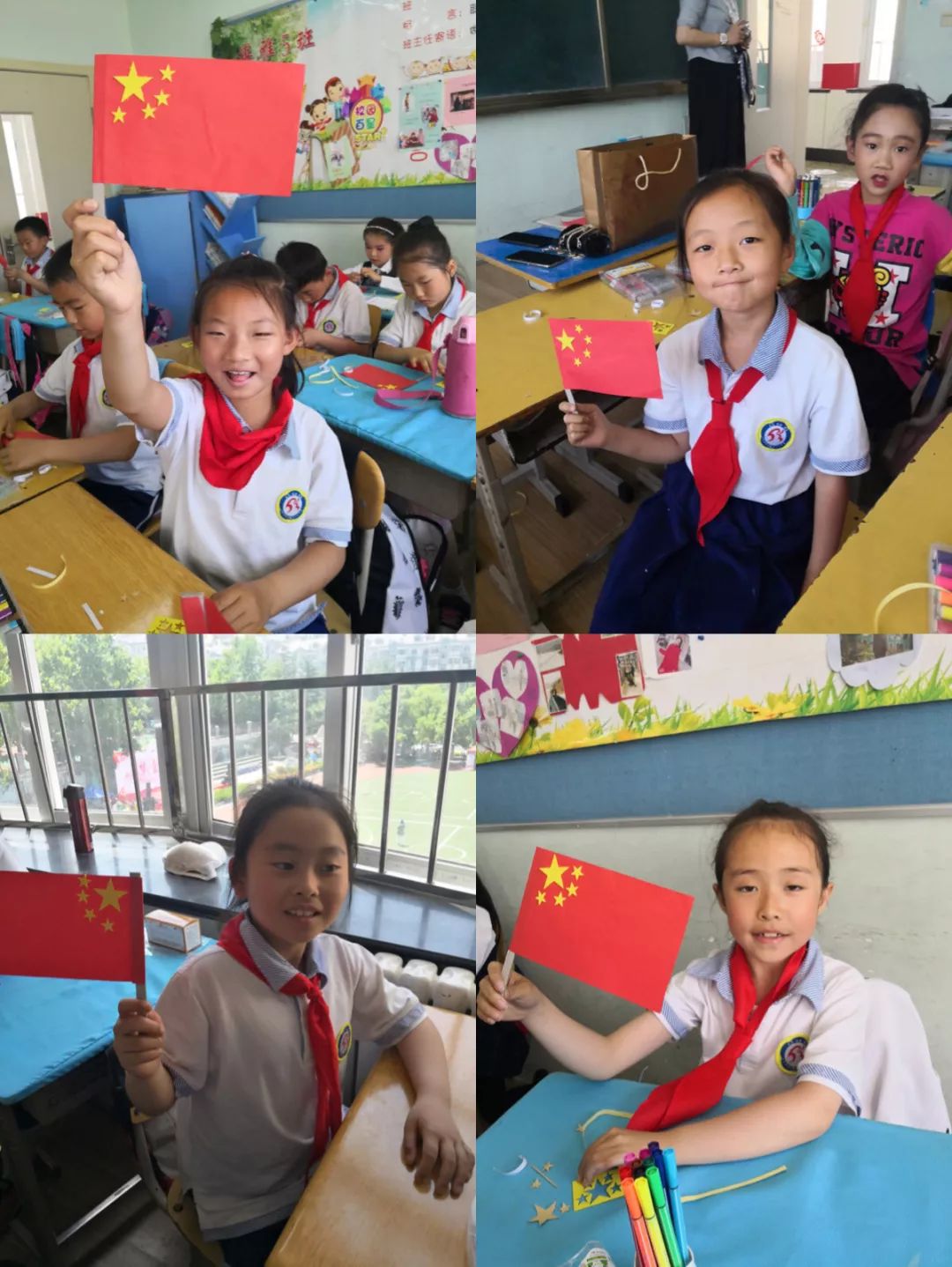 传承红色基因献礼祖国妈妈53中小学部二年级红色教育系列活动