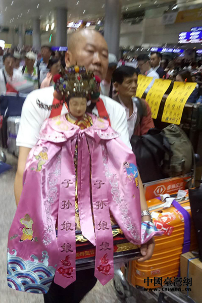 天津天后宫五尊妈祖娘娘降临台北桃园