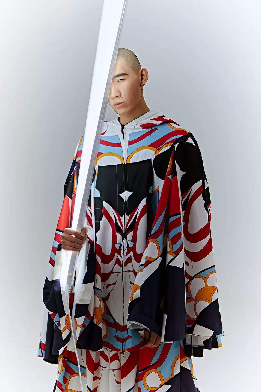 新面孔model | 模特张桐米兰时尚大片 面具与自由