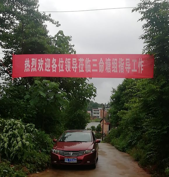 当记者进入这个三命塘组时,映入眼帘的是一块醒目的横幅,足以说明这个