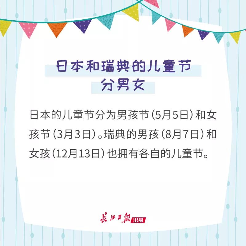 儿童节分男女还可以持续一个月这些冷知识了解一下