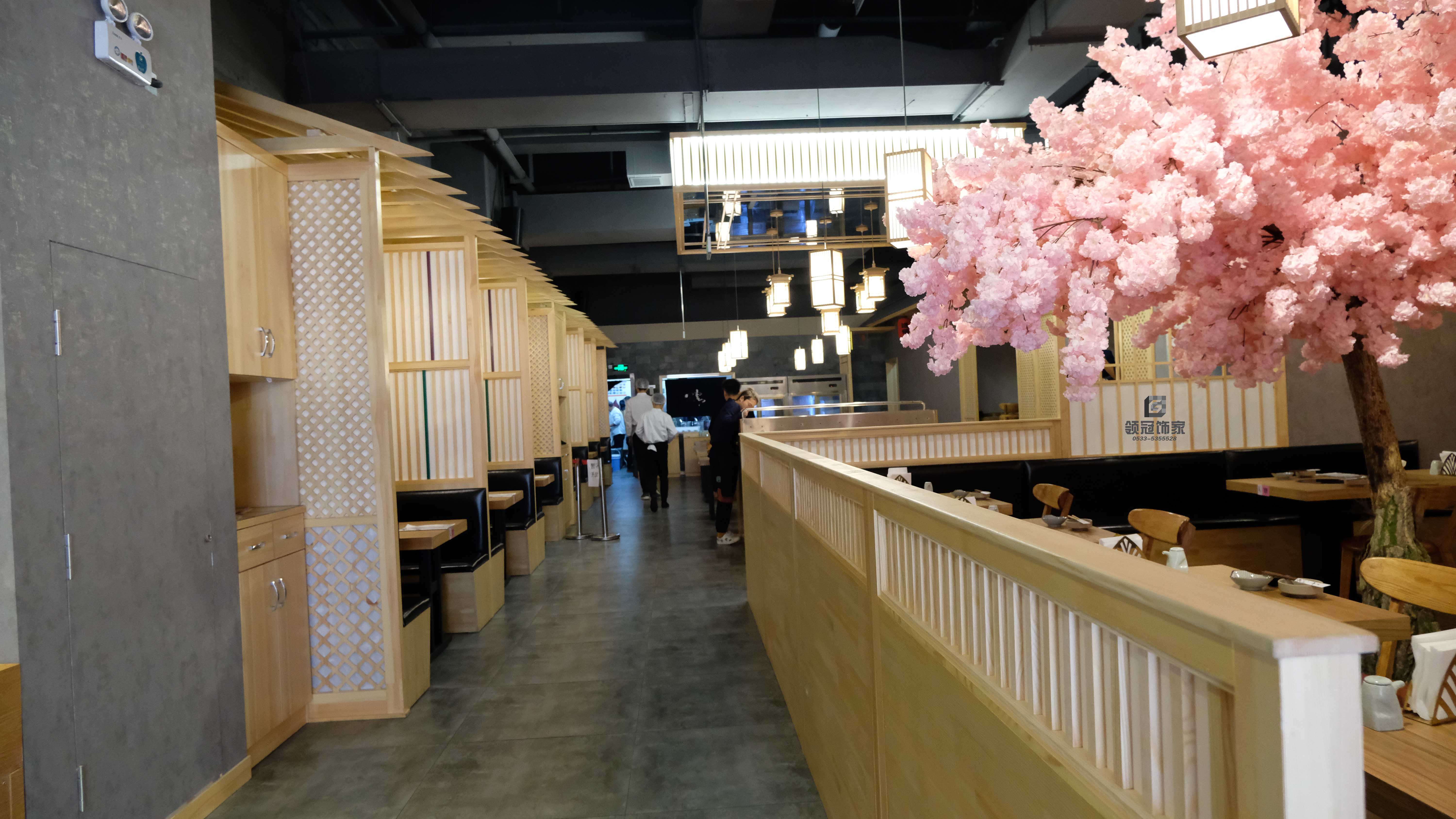 简约高级感的日式餐厅装修实景淄博八云寿喜烧装修实拍