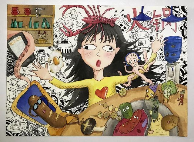 因为这8幅画滨江这所小学火了