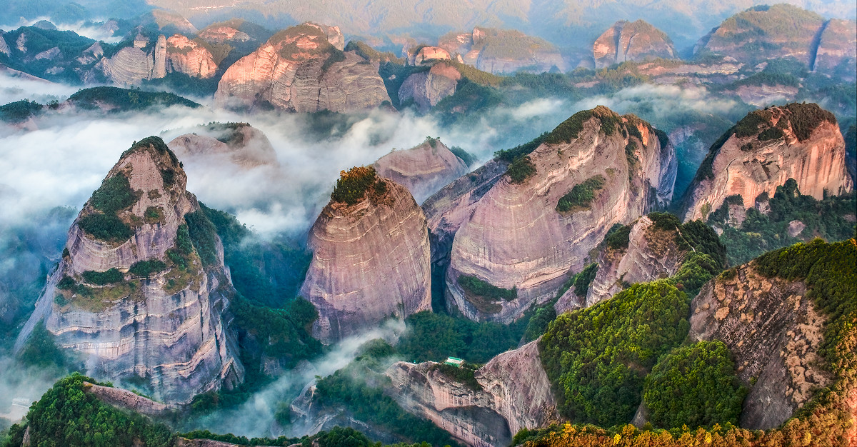 红军老山界穿越-华南之巅猫儿山 资源八角寨至湖南崀山徒步