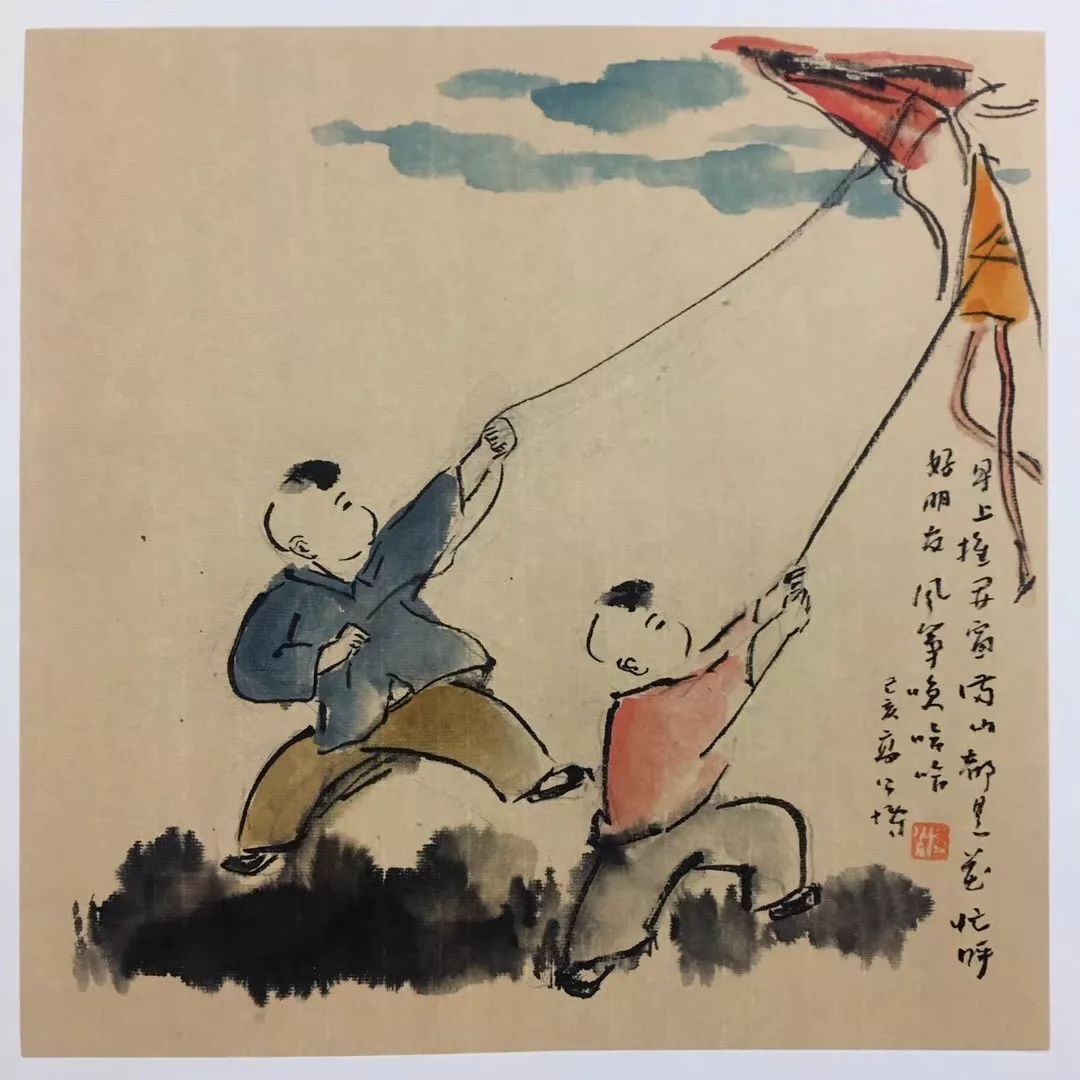 新中国同龄人高公博创作幸福童年百图,看完让你回到童年