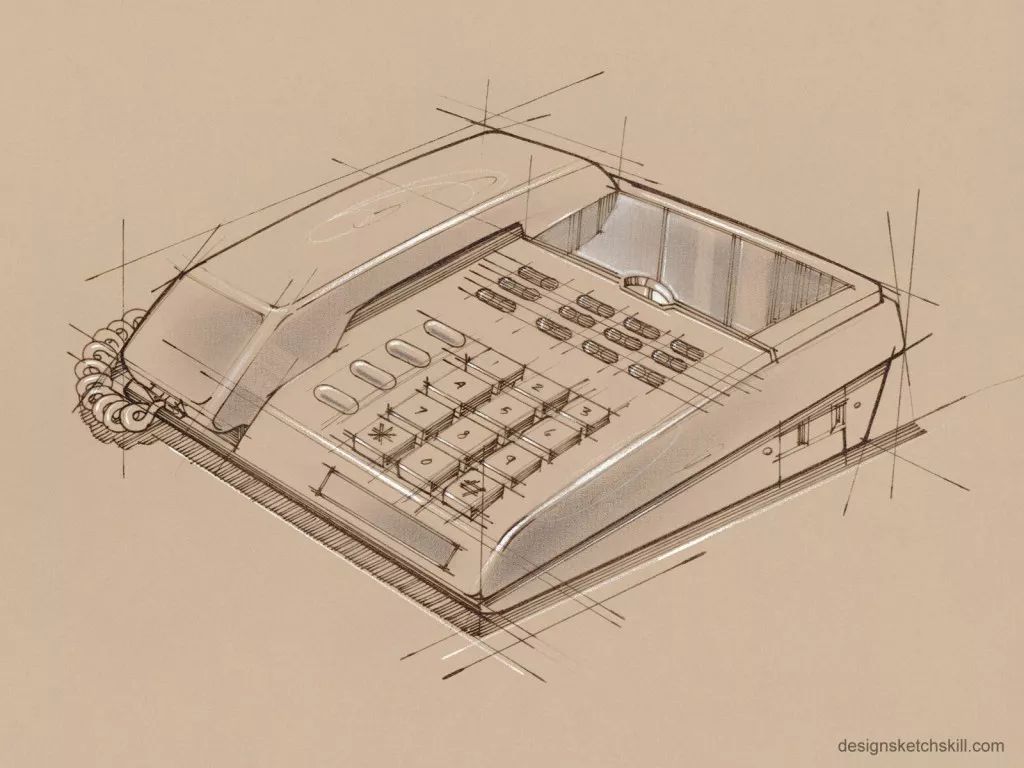 「远川绘-手绘素材第180天」非常经典的临摹素材——有色底纹纸上加色