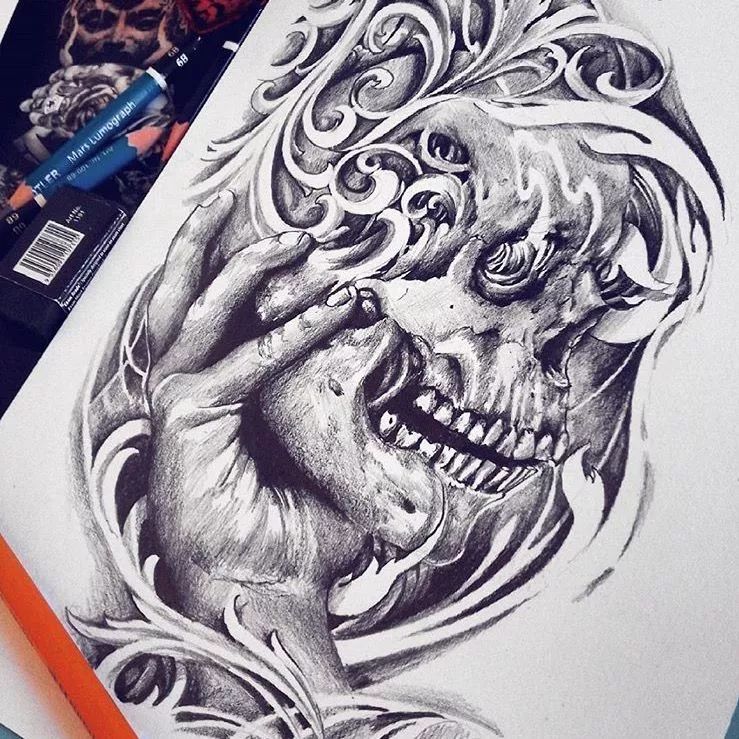 奇卡诺匪帮说唱纹身