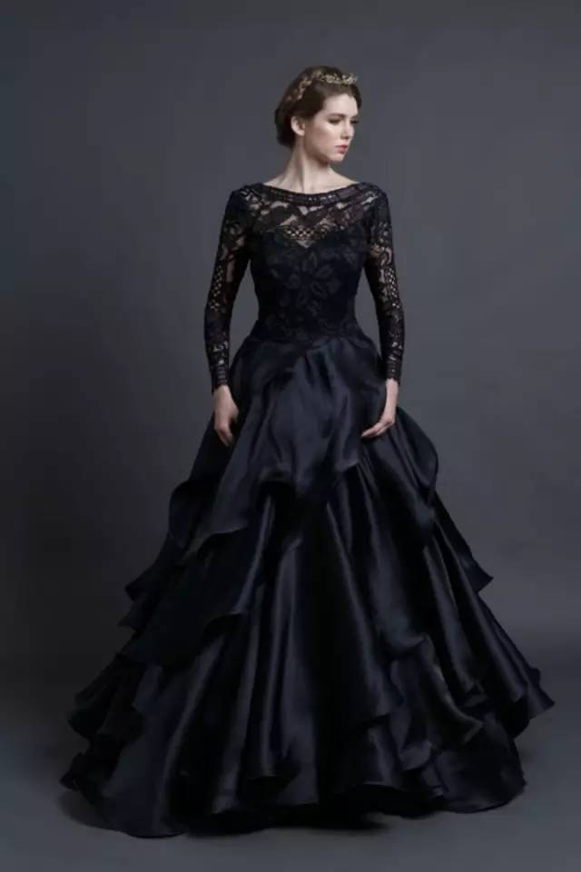 黑色婚纱只适合酷新娘不不不你错啦